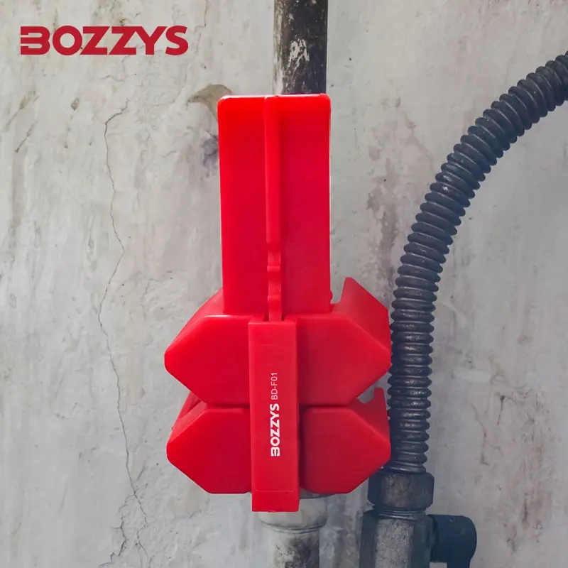 BOZZYS Einstellbare Kugel sicherheits ventil verriegelung, geeignet für 13mm bis 64mm Rohre Lockout Tagout