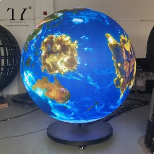 Indoor Full Color Spherical Led Ball Display P3 Diameter 0.5 M Round Global Led Screen