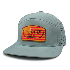 Gorra Deportiva de Secado Rápido con Logotipo Personalizado para Camping y Ciclismo, Gorra Plana Estructurada - Product Image 4