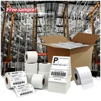 Custom Adhesive Paper Sticker Labels, Top Coated