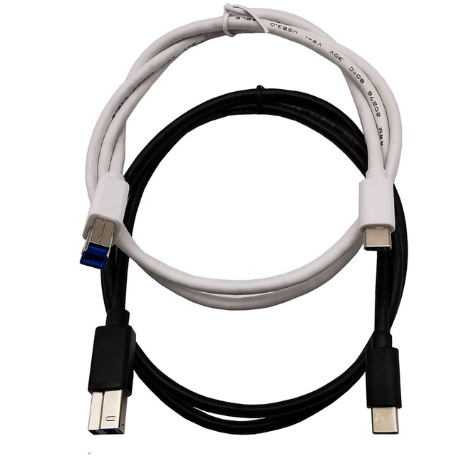 1m USB 3.0 USB C Male to USB 3.0 B Male Printer Cable Compatible for Canon HP