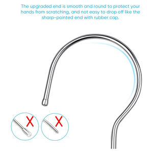 Cintres à vêtements, lot de 50, cintres en fil métallique, acier inoxydable, antidérapants, robustes - Product Image 6