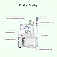Épilation au laser diode portable 808, machine d'épilation au laser diode 808 nm