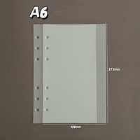 A5 A6 A7 Pochette séparatrice à languettes en PP transparent Recharge en plastique personnalisée Pages d'index Trésorerie et enveloppes de poche pour utilisation de cadeaux