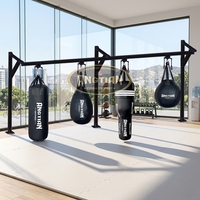 Support mural pour sac de frappe, support pour sacs de frappe lourds, support pour sac de boxe, support de suspension, rail avec poulie