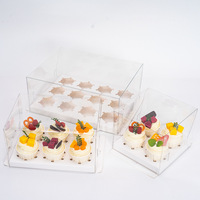Offre Spéciale : Boîtes à Gâteaux en Plastique à 4/6/12 Cavités, Emballages pour Gâteaux, Gobelets en Papier, Outils d'Emballage pour Desserts de Fête, Mariage, Anniversaire