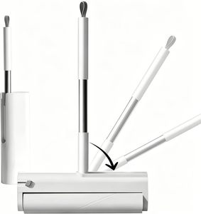 Rouleau Adhésif Manuel Grande Taille Écologique Portable à Long Manche pour Poils d'Animaux et Vêtements – Idéal pour Nettoyer les Sols - Product Image 1