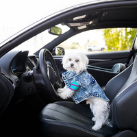 JXANRY Tide marque Teddy Fado Corgi lavage veste en jean printemps/été marée marque chien gilet pet chien veste vêtements