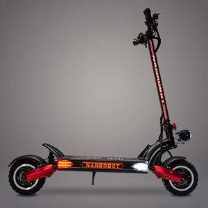 Nanrobot placa de patinete elétrica, novo design ls7 + 2400w motor duplo 11 polegadas offroad