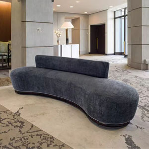 Muebles Modernos para Salón de Belleza Moontree, Sillas de Espera, Juego de Sofás de Tela para Sala de Espera, Sofá Curvo para Sala de Estar - Product Image 6