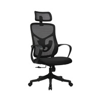 Kursi Kantor Ergonomis Berbahan Jaring dengan Sandaran Kepala yang Dapat Disesuaikan dan Desain Modern - Harga Terjangkau untuk Penggunaan di Rumah, Kantor, dan Luar Ruangan, Sandaran Tinggi