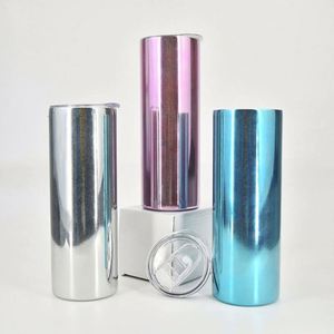 Vaso Mágico de 20 Oz en Blanco, con Efecto Espejo, para Sublimación, Cambia de Color, Disponible en Nuestro Almacén de EE. UU. - Product Image 1
