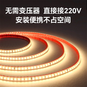 110v/220v Thinness 6mm Smd3014 120leds/m Aluminum/copper Flexible Led Strip Light - Product Image 2