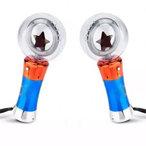 Bán hàng nóng đầy màu sắc Rave Đảng trang trí Nhựa Glow Sticks cối xay gió quay nhấp nháy quay dẫn ánh sáng lên Cây Đũa Thần - Product Image 5