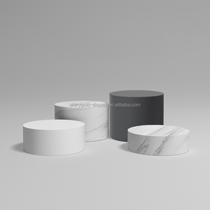 Vòng bằng gỗ sơn mài gian hàng hiển thị đám cưới nhiếp ảnh phù hợp chân bàn đạp Bảng đồ trang sức túi trang trí đứng sàn hiển thị - Product Image 5