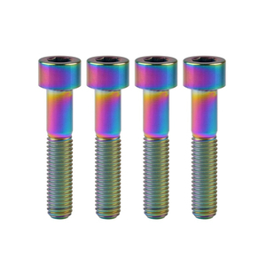 Perno hexagonal de <span class=keywords><strong>titanio</strong></span> de cabeza pequeña para modificación de motocicletas y automóviles, tornillos arcoíris - Product Image 5
