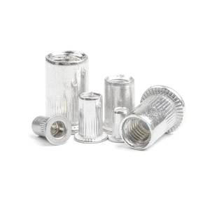 Hợp kim nhôm rivnut hợp kim rivnut phẳng đầu ren đinh tán chèn nutsert cap đinh tán hạt M3 M4 M5 M6 M8 M10 M12 - Product Image 3