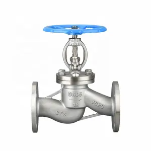 Gb Din Handleiding Stoom DN80 Pn16 CF8 Cast 3 Inch Globe Valve Met Flens Uiteinden Rvs Balg Globe Valve