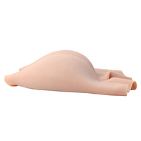 Culotte en silicone pour hommes, rembourrée et épaissie, pour rehausser les fesses, pour cosplay et déguisement, sous-vêtement grande taille en silicone
