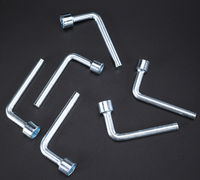 Clé à douille en forme de L robuste, 6-19 mm, en acier au chrome-vanadium, jeu d'outils hexagonaux coudés, outil manuel pour réparation automobile