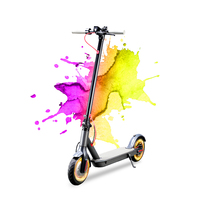 Trottinette électrique pliable pour adultes, entrepôt UE, avec batterie amovible, moteur brushless étanche 350W, pneu rapide 8,5 pouces et contrôle par application