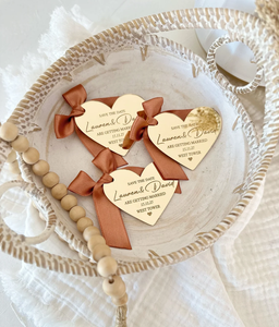 Etiquetas de Acrílico Personalizadas con Forma de Corazón y Rectángulo, Espejo Plateado y Dorado Rosa, Recuerdo de Boda, Compromiso, <span class=keywords><strong>Nikkah</strong></span>, Regalo con Nombre - Product Image 1