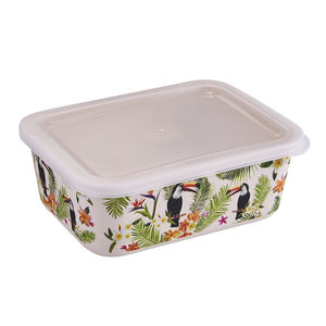 Boîte à lunch <span class=keywords><strong>écologique</strong></span> en plastique RPET de haute qualité, à base d'amidon de maïs - Product Image 2