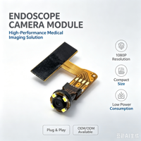 Module de caméra miniature 1MP USB2.0 720P MJPEG XY-01U-V2, champ de vision 100°, profondeur de champ 10-50mm, 4 LED, personnalisable OEM pour endoscope à double lumière, 15-30fps