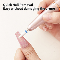 Kit complet de perceuse à ongles à fixation lombaire avec accessoires pour usage professionnel