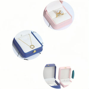 Boîte à bijoux en papier de luxe sur mesure en gros, emballage pour bracelets, boucles d'oreilles, colliers, boîte cadeau en velours, boîte à bijoux de marque <span class=keywords><strong>Cartier</strong></span>, boîte à bagues. - Product Image 5