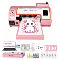 Imprimante DTF A3 M1630pro rose avec four de séchage, nouvelle tête unique pigmentée Xp600, film PET rouleau à rouleau pour impression sur casquettes – Offre spéciale USA