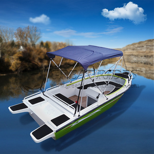 Fabricación de fábrica, yate pequeño de 4,2 M, <span class=keywords><strong>barco</strong></span> rápido de soldadura completa de aluminio 420, velero de 14 pies a la venta - Product Image 2