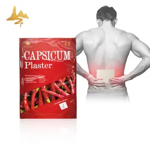 Producto de personalización Pure Herbal Hot Chili Porous Back Joint Pain Killer Parche de capsaicina Calor Capsicum Yeso