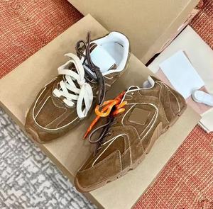 NB Wholesale Luxury Fashion Lace-Up Sneakers 2026 Chaussures de marche et de course en cuir véritable respirantes Tendance mode - Product Image 2