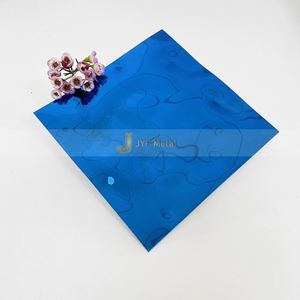 Panneaux muraux décoratifs martelés effet vague d'eau en acier inoxydable 304 JYFMETAL M16 de haute qualité ASTM/JIS/GB, pliage et découpe - Product Image 3