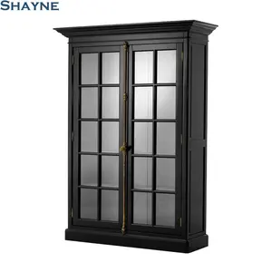 Shayne Luxury High-end Customize American Style Bedroom Furniture Sample Comic Book Wood Storage Cabinet Living Room Furniture