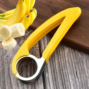 Đa Chức Năng Tiện Ích Nhà Bếp Trái Cây Divider Hand Manual Cutter Ham Banana Slicer
