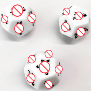 Juego sexual Dados eróticos Humor Juego de azar Amor Postura sexy 12 lados Dados sexuales Juguetes sexuales para pareja Regalo de juegos previos Juguete divertido para adultos - Product Image 6
