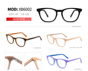 高品質で柔軟なアセテート製の光学フレーム、女の子、男の子、赤ちゃん用メガネフレーム、在庫あり - Product Image 5