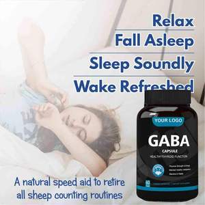 Cápsulas de 5-HTP y GABA para Dormir Profundamente, Suplemento para la Salud con Etiqueta Privada OEM, 300mg 500mg, L-teanina - Product Image 4