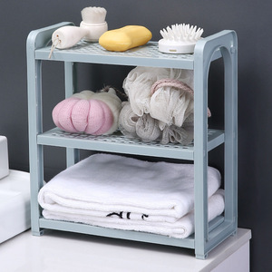 Multi Tiered Desktop Bookshelf 3 Layers <b>Adjustable</b> <b>Height</b> Storage Organizer For Office <b>Desk</b> Bedroom Makeup Storage - Product Image 4