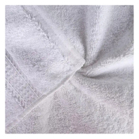 Serviettes de Bain en Coton Dobby 100% Luxe, Douces et Blanches, Tissées Rectangulaires, Emballage Personnalisé, Vente en Gros pour Usage Domestique et Hôtelier