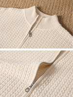 Fournisseur de manteaux en laine tricotée pour l'hiver, OEM & ODM, vente en gros de pulls en laine pour hommes, vente directe d'usine