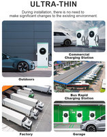 Station de recharge pour véhicules électriques tout-en-un à double connecteur CCS2 GBT 120 kW DC, chargeur de voiture électrique