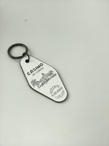 Sleek Custom Logo Zinc Alloy <b>Key</b> <b>Holders</b> with Shopping Token for Business Gifts & Supermarket Promotional Items - Product Image 3