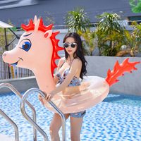 Nouveau 2024 PVC Piscine Flotteurs Anneau De Natation Dragon pour Enfants Et Adultes