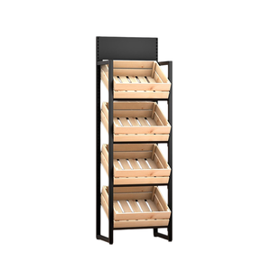 Commercial Slanted <b>Display</b> Shelving <b>Unit</b> for Fruits, Snacks & Merchandise - Product Image 1