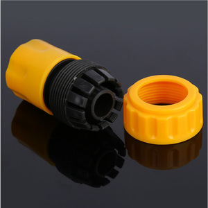 Plastic Water <b>Connector</b> 25mm <b>Quick</b> Connect Locking Tube For Garden Hose Faucet Accessory - Product Image 1