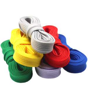 Venditore caldo 8mm piatte intrecciate scarpe lacci colorati stampati per Casual e Sport stile paio di corde in poliestere - Product Image 3