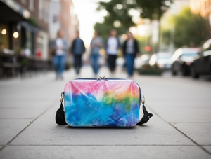 Borsa a tracolla da donna in plastica da 7 pollici, impermeabile, alla moda, per tutte le stagioni - Product Image 2